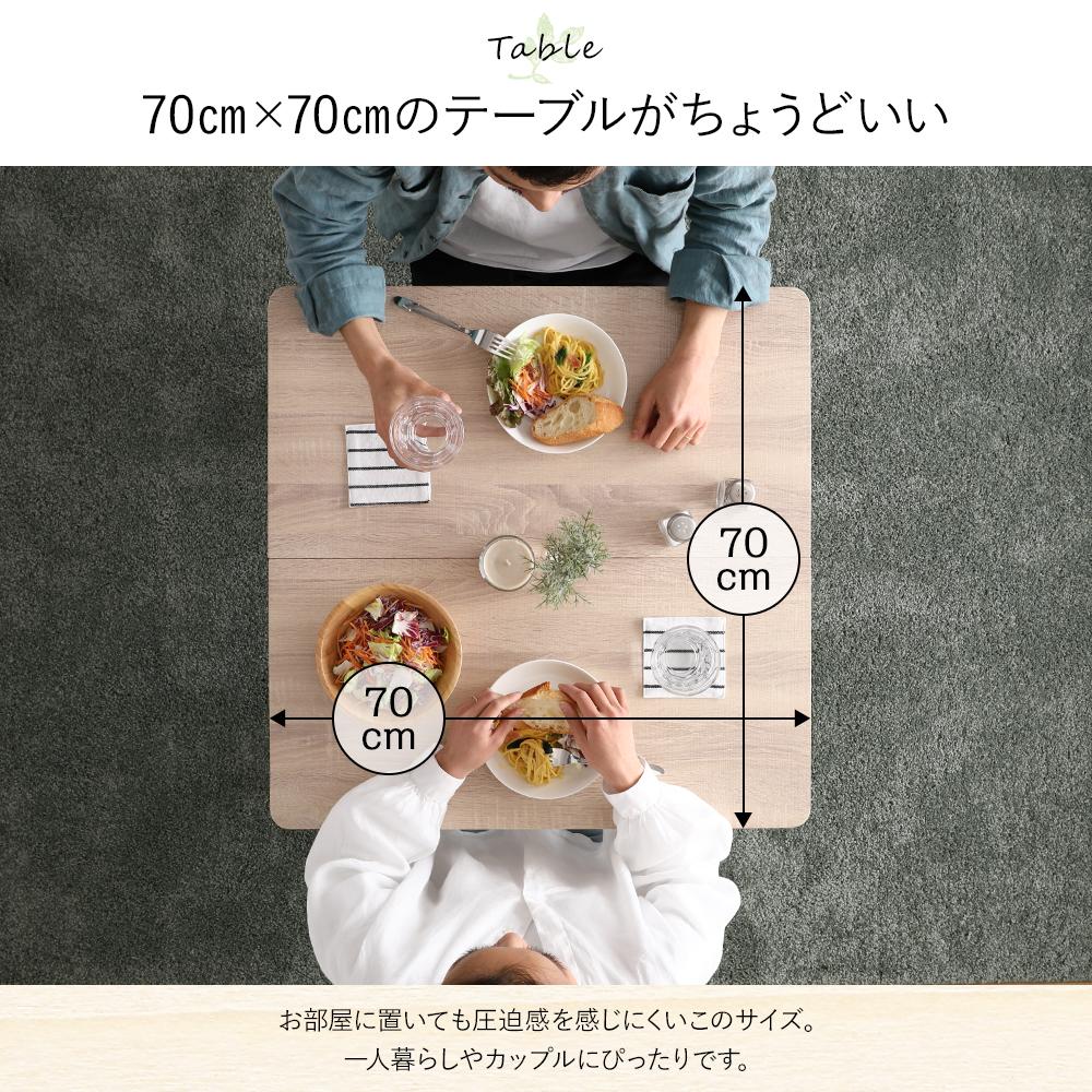2人掛けダイニングセット(テーブル+パイプデザインチェア) - テスト環境2