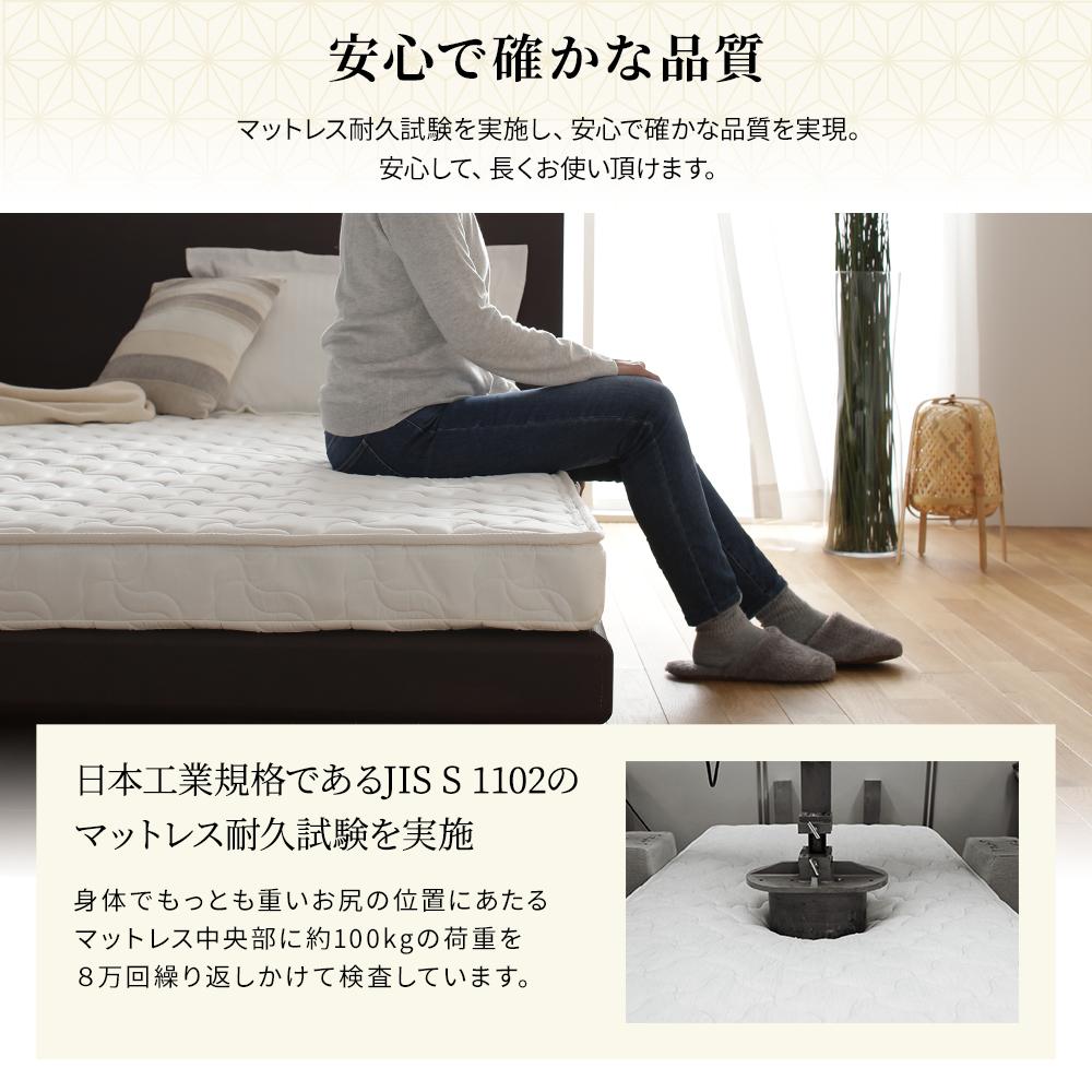 体圧分散 国産薄型3つ折りポケットコイルマットレス - テスト環境2