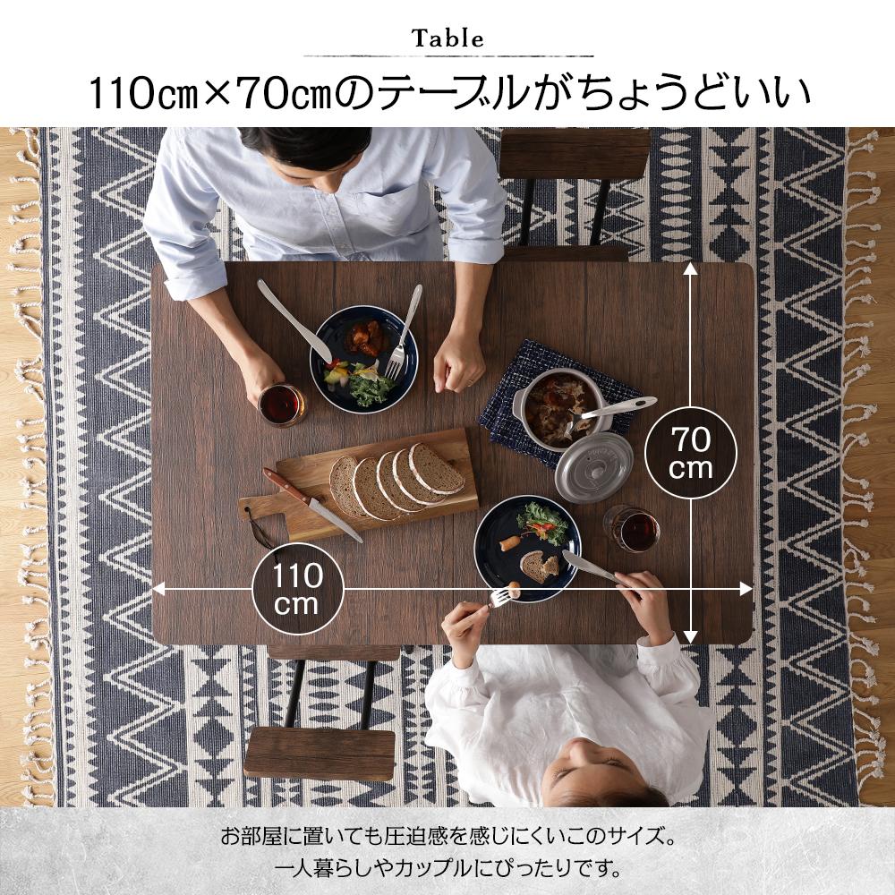 4人掛けダイニングセット (テーブル+折りたたみチェア) - テスト環境2