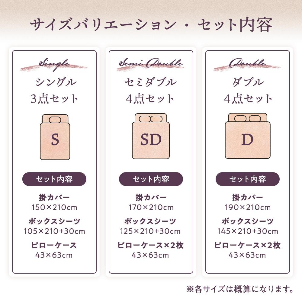 フリルデザイン ベッドカバーセット - テスト環境2