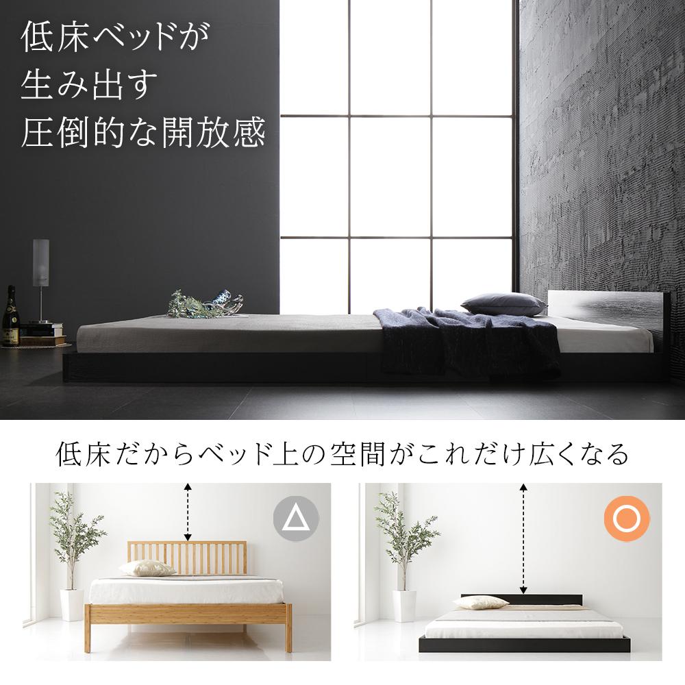 一枚板ヘッドボード フロアベッド - テスト環境2