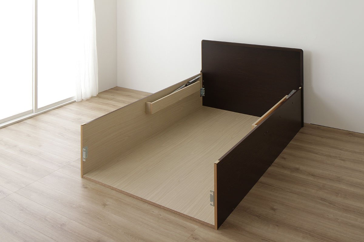 【組立設置あり】日本製フラットヘッド跳ね上げベッド(横開き) - テスト環境2