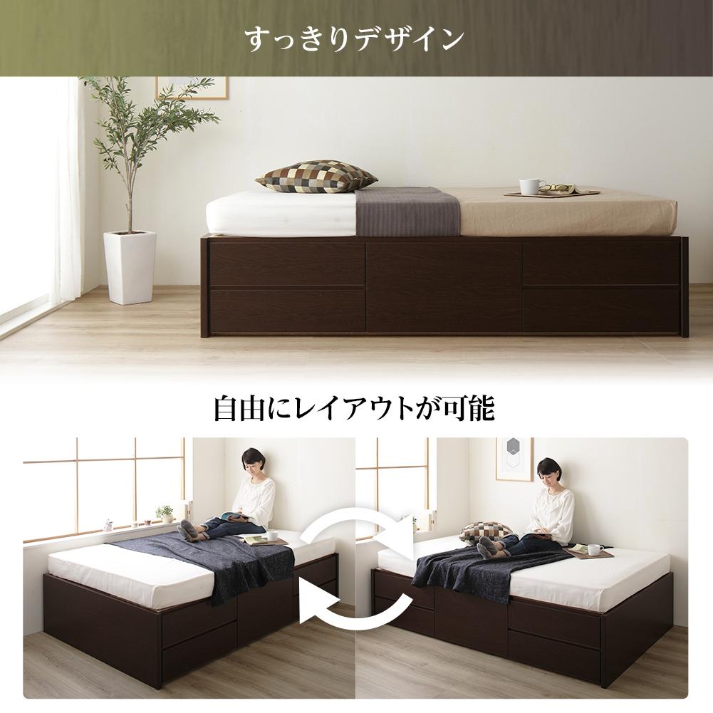【お客様組み立て】日本製 ヘッドレスチェストベッド - テスト環境2