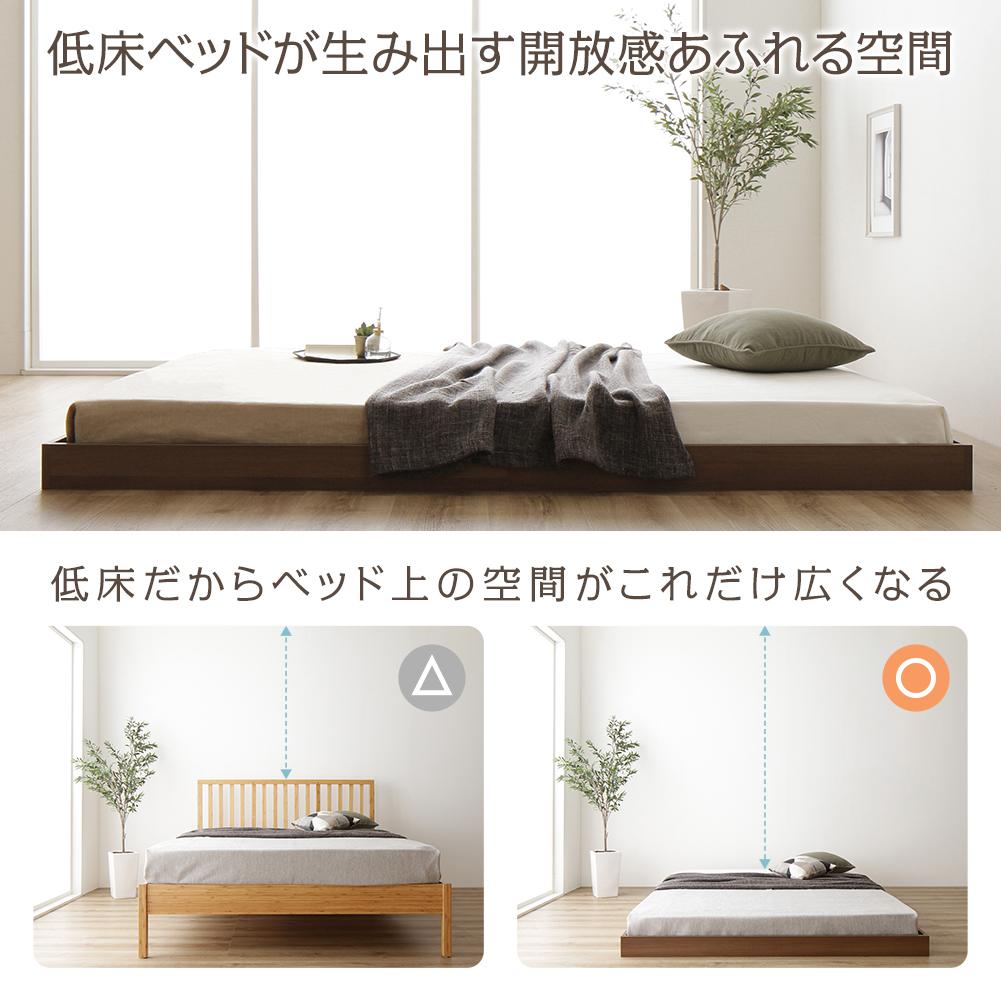 ヘッドレス すのこフロアベッド - テスト環境2