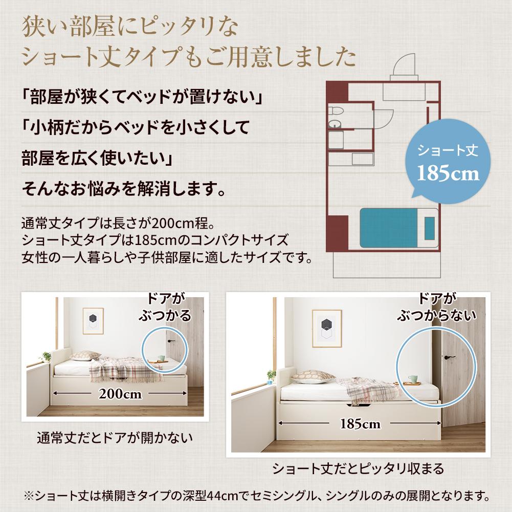 【組立設置あり】日本製フラットヘッド跳ね上げベッド(縦開き) - テスト環境2
