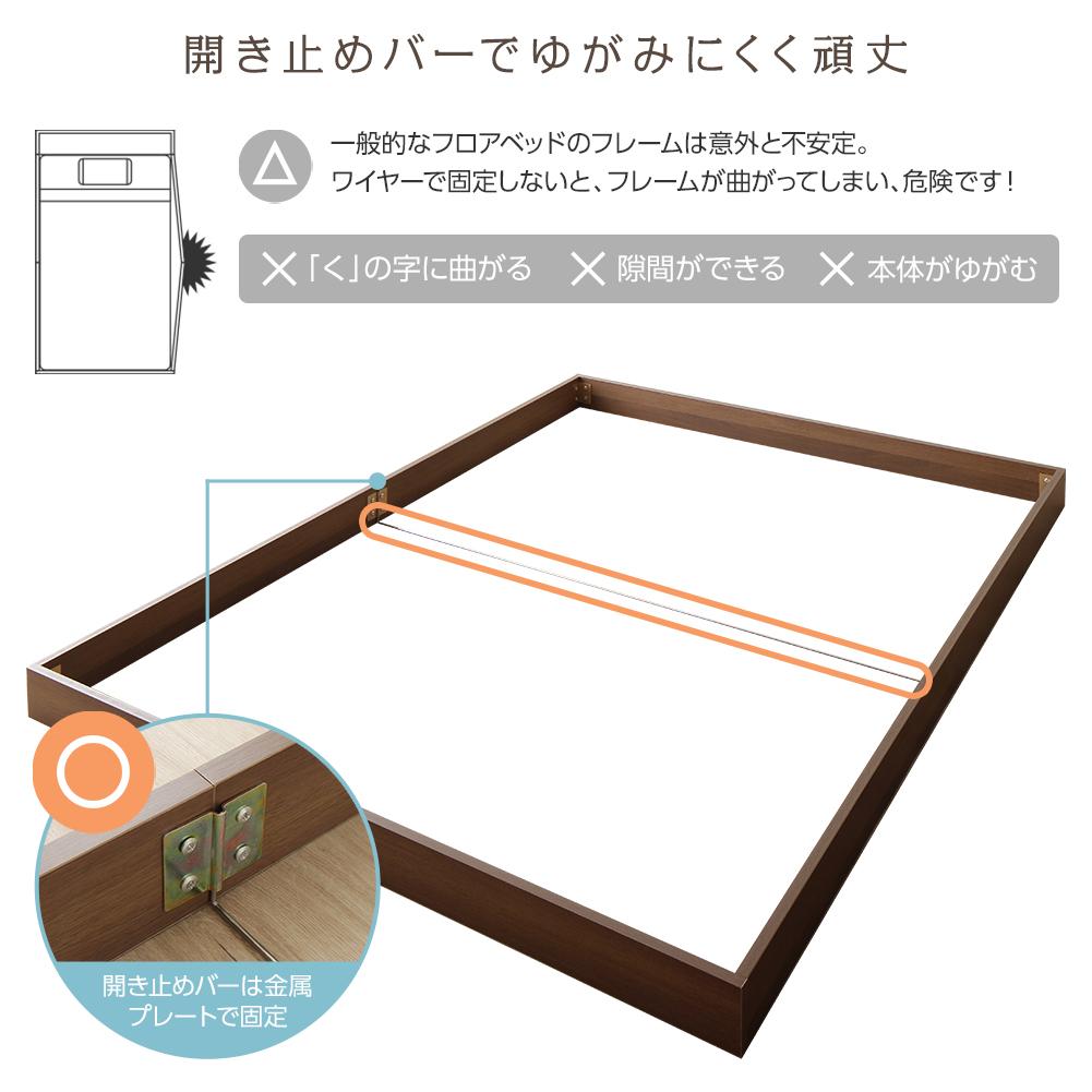 ヘッドレス すのこフロアベッド - テスト環境2