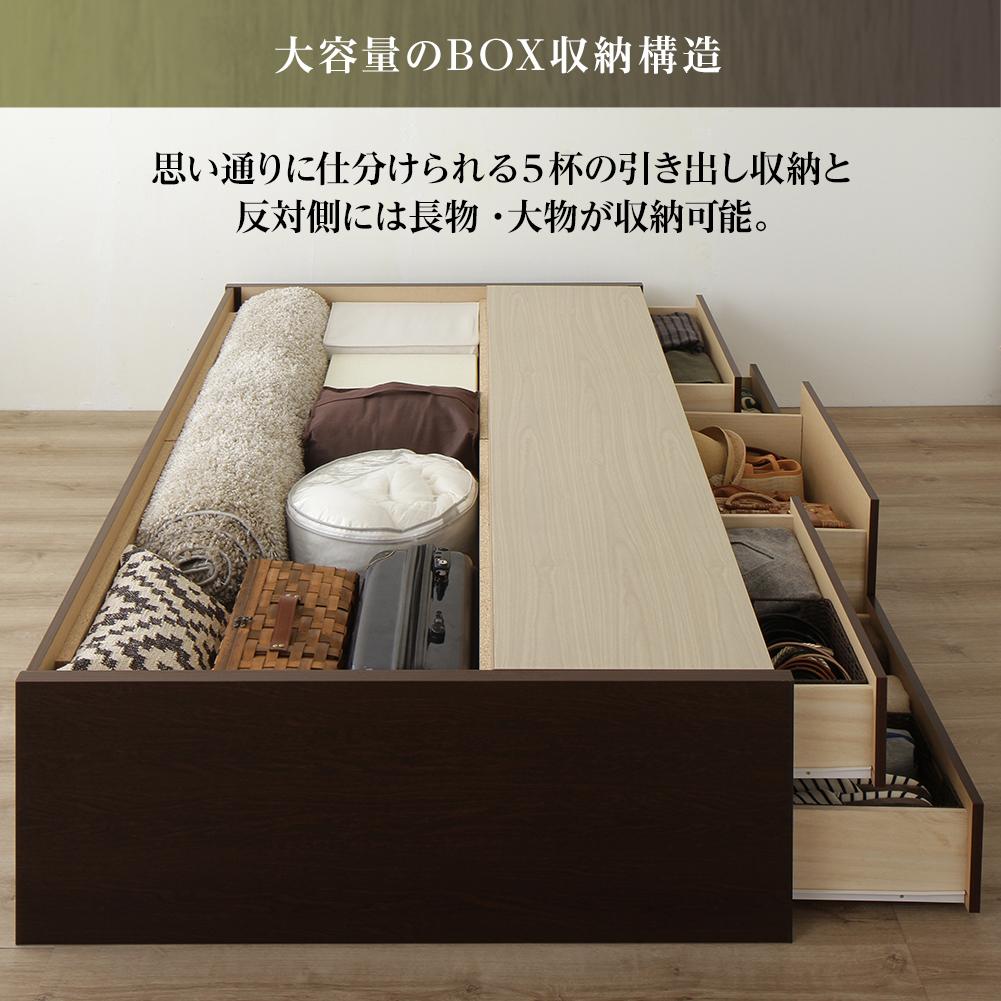【お客様組み立て】日本製 ヘッドレスチェストベッド - テスト環境2