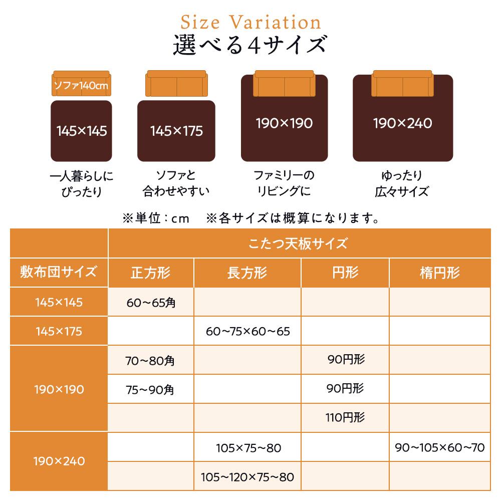 フランネルこたつ 敷き布団 - テスト環境2