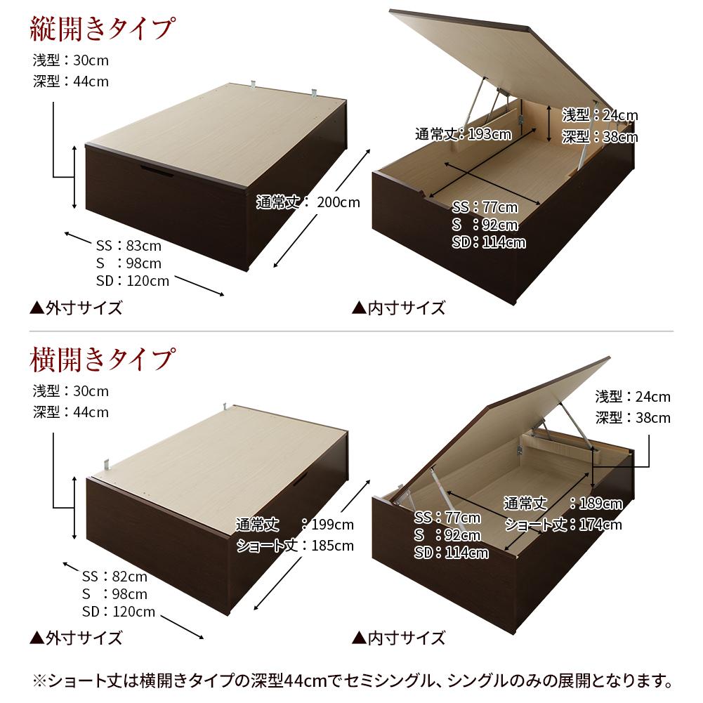 【組立設置あり】日本製 ヘッドレス跳ね上げベッド(縦開き) - テスト環境2