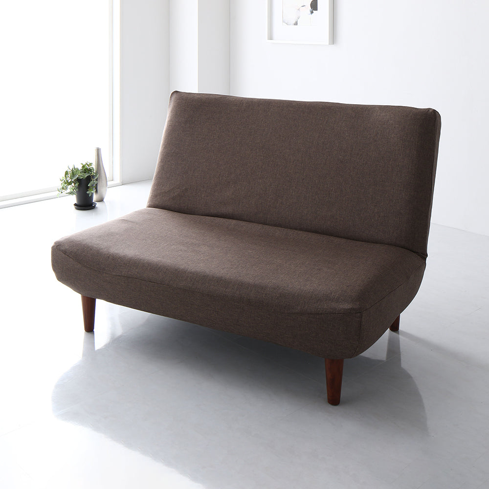 ハイバックソファ専用カバー　ブラウン