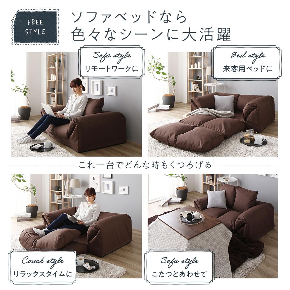 日本製 3WAYソファベッド - テスト環境2