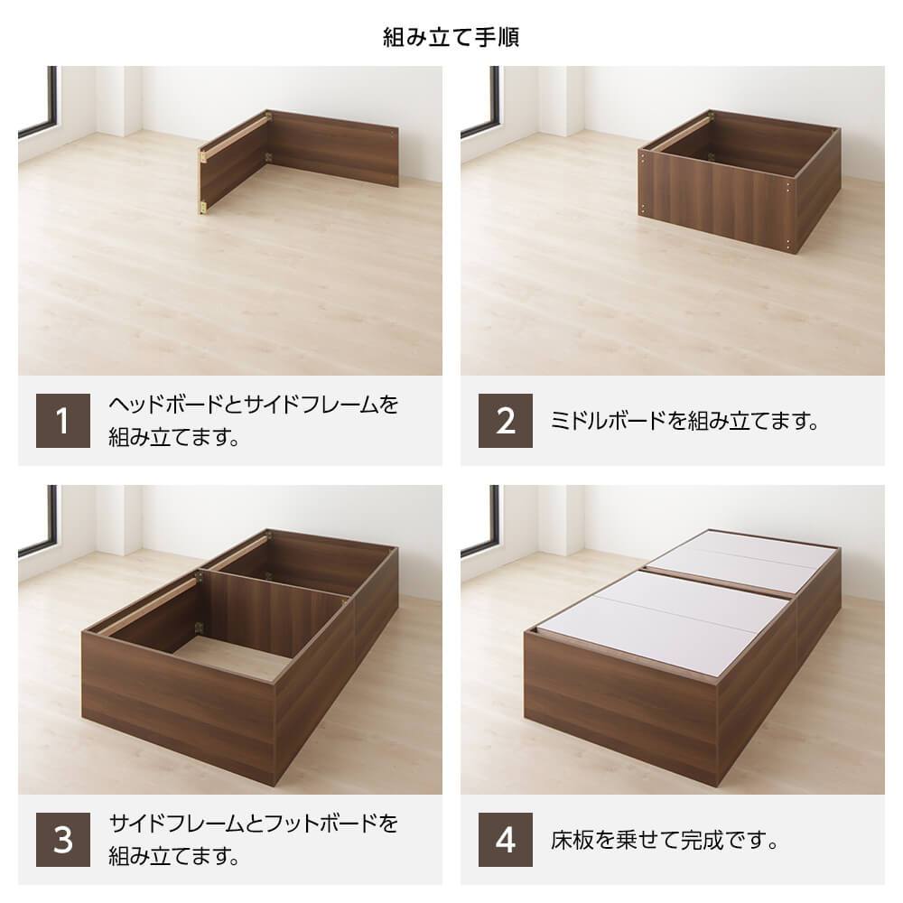 大容量640L収納ベッド - テスト環境2