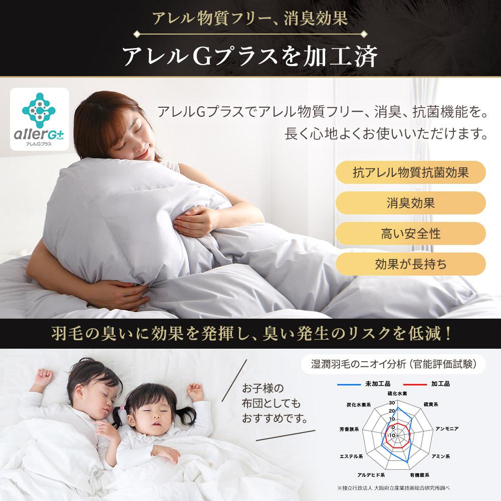 日本製 CILブラックラベル 羽毛掛け布団 - テスト環境2