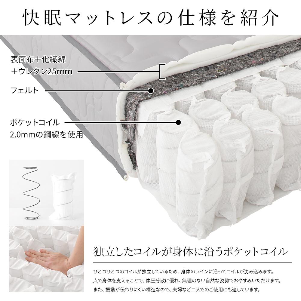国産ポケットコイルマットレス 抗菌タイプ - テスト環境2