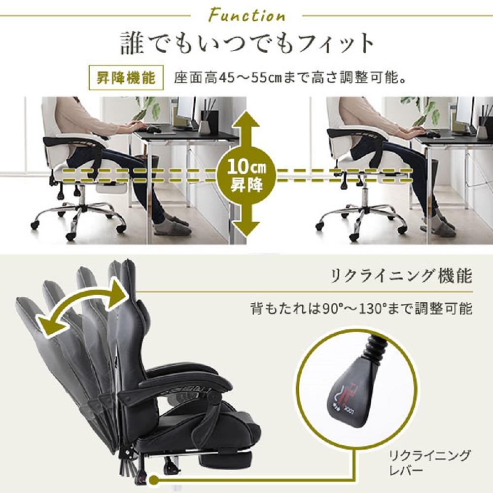 レザー調 フルスペック ゲーミングチェア - テスト環境2