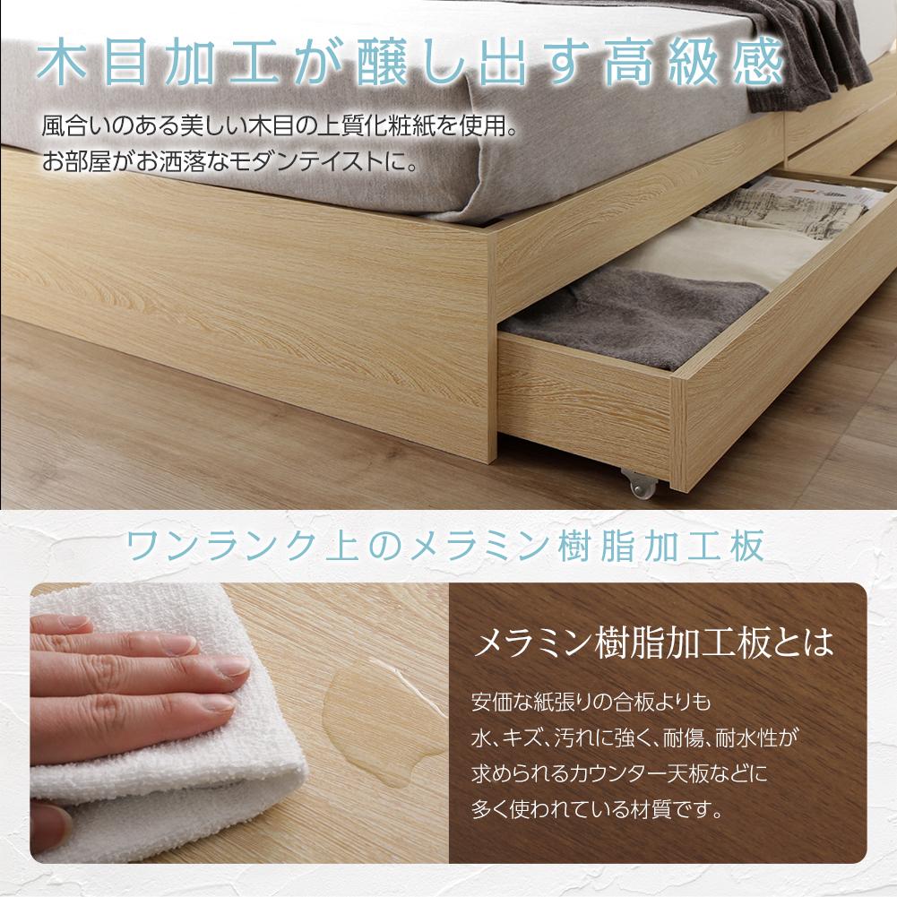 ヘッドレス引き出し収納ベッド - テスト環境2