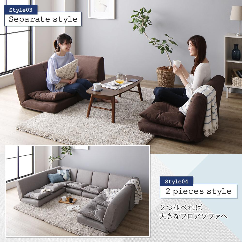 リクライニングフロアソファ - テスト環境2