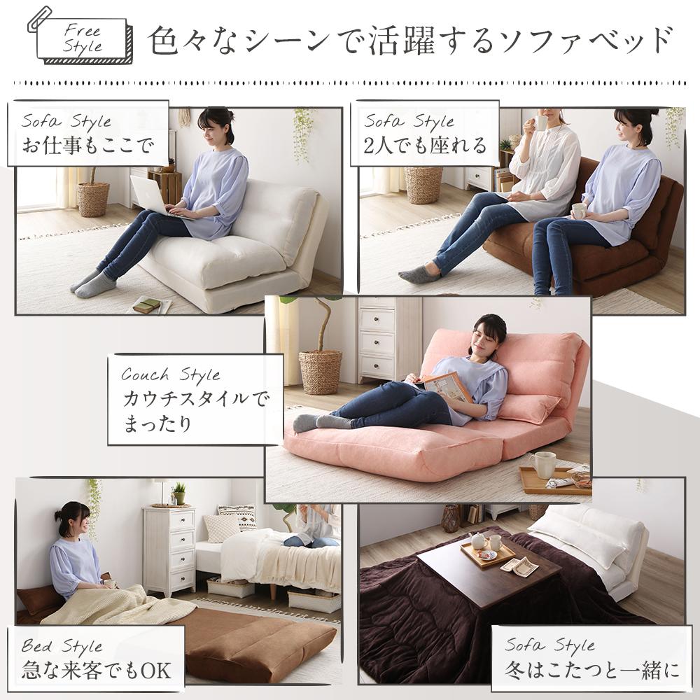 日本製 リクライニングソファベッド - テスト環境2