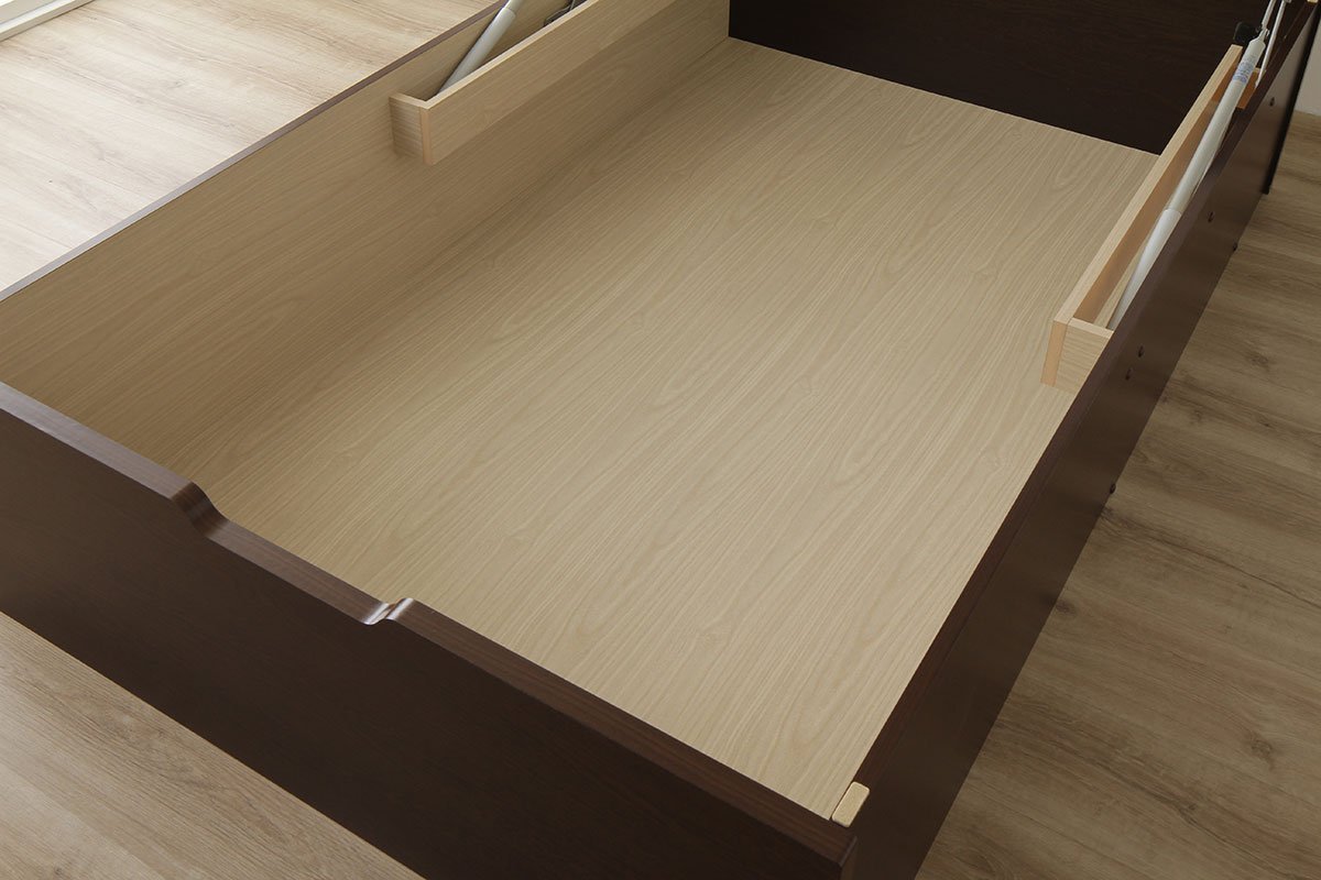 【お客様組み立て】日本製フラットヘッド跳ね上げベッド （縦開き） - テスト環境2