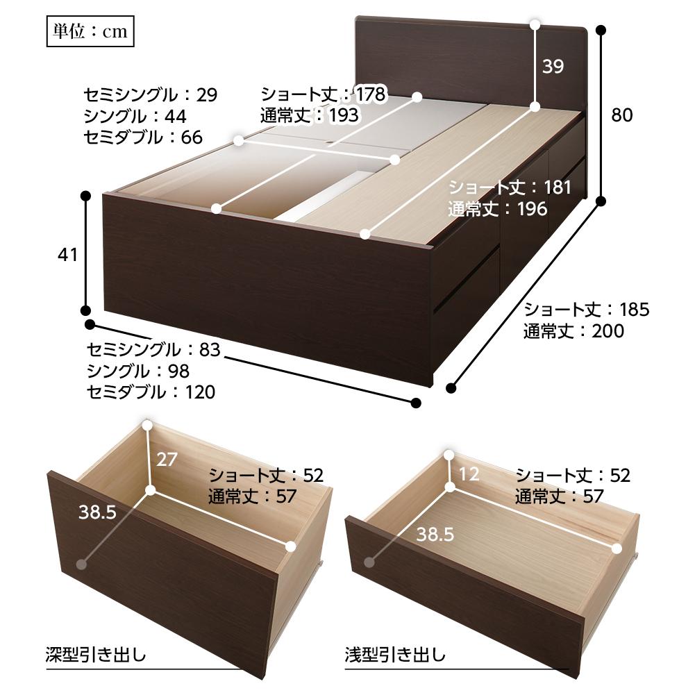 【組立設置あり】日本製 フラットヘッドチェストベッド - テスト環境2