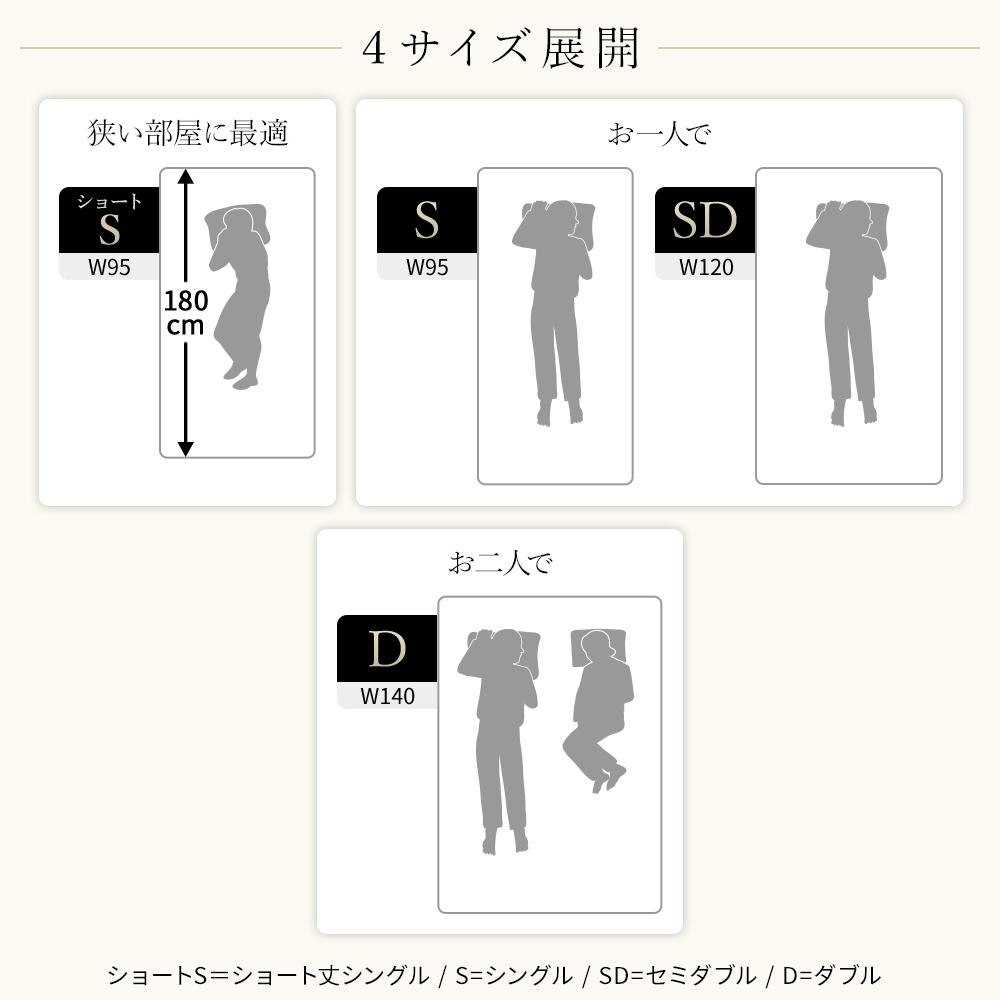 脚付きマットレスベッド 大きいサイズ - テスト環境2
