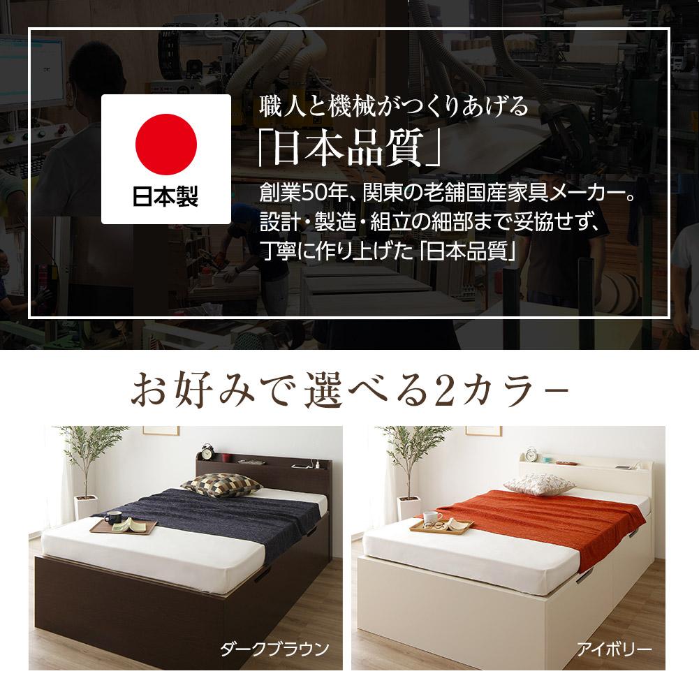 日本製 棚付き バネ式跳ね上げベッド - テスト環境2