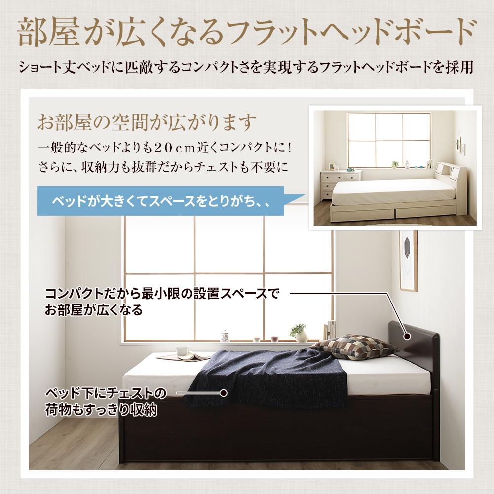 【組立設置あり】日本製フラットヘッド跳ね上げベッド（縦開き） - テスト環境2
