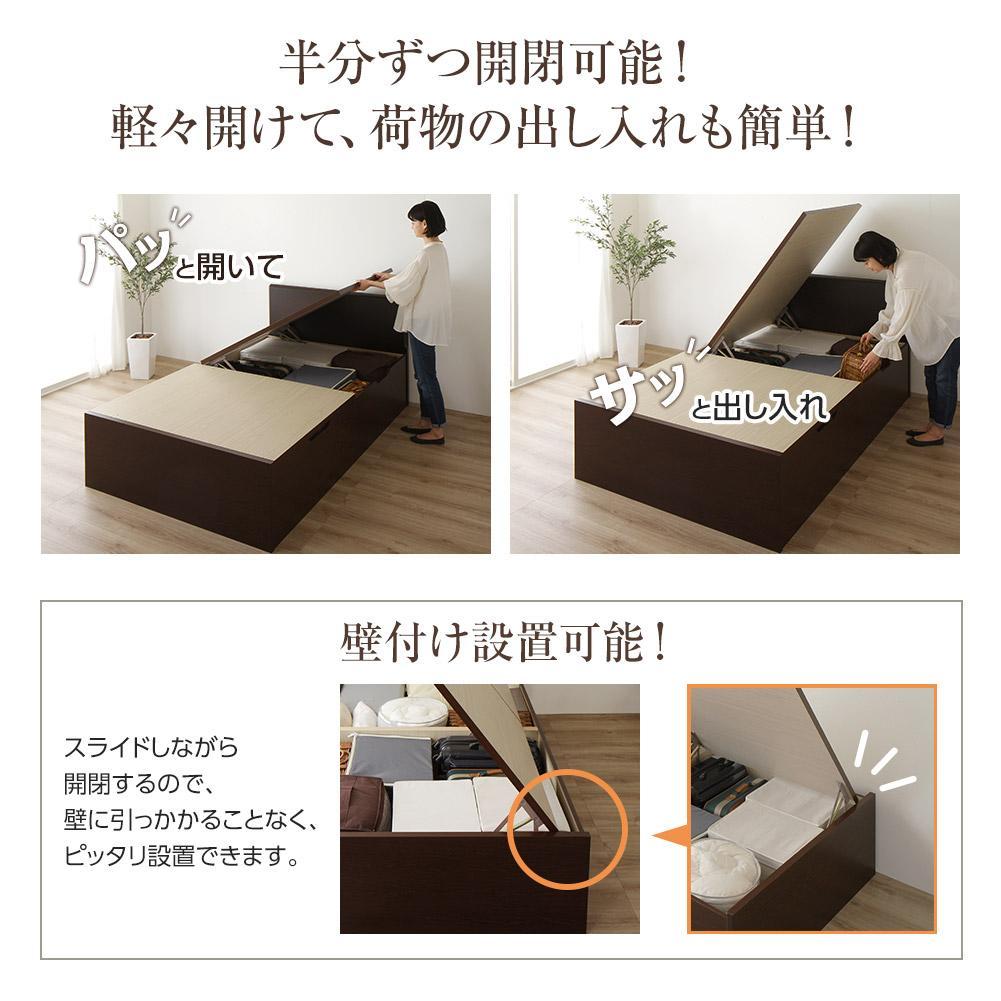 【組立設置あり】日本製 フラットヘッド バネ式跳ね上げベッド - テスト環境2