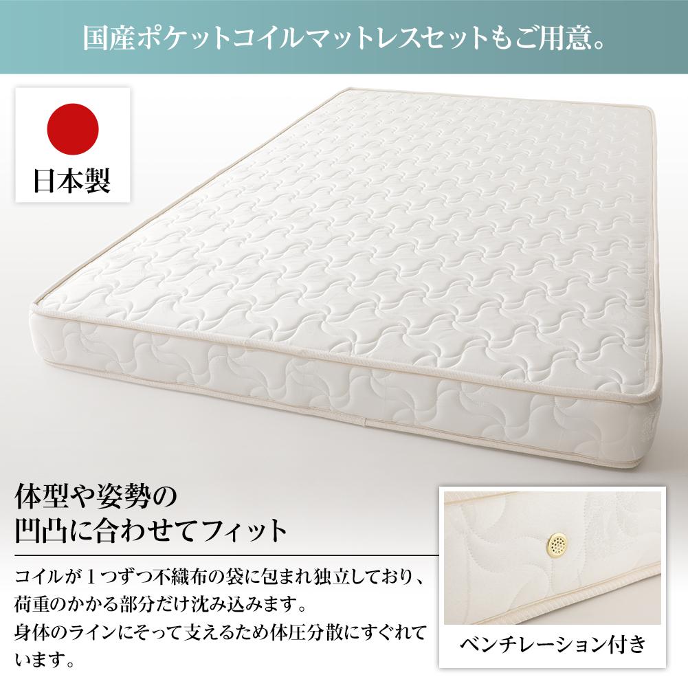 【組立設置あり】日本製 薄型棚付きボックス収納ベッド - テスト環境2