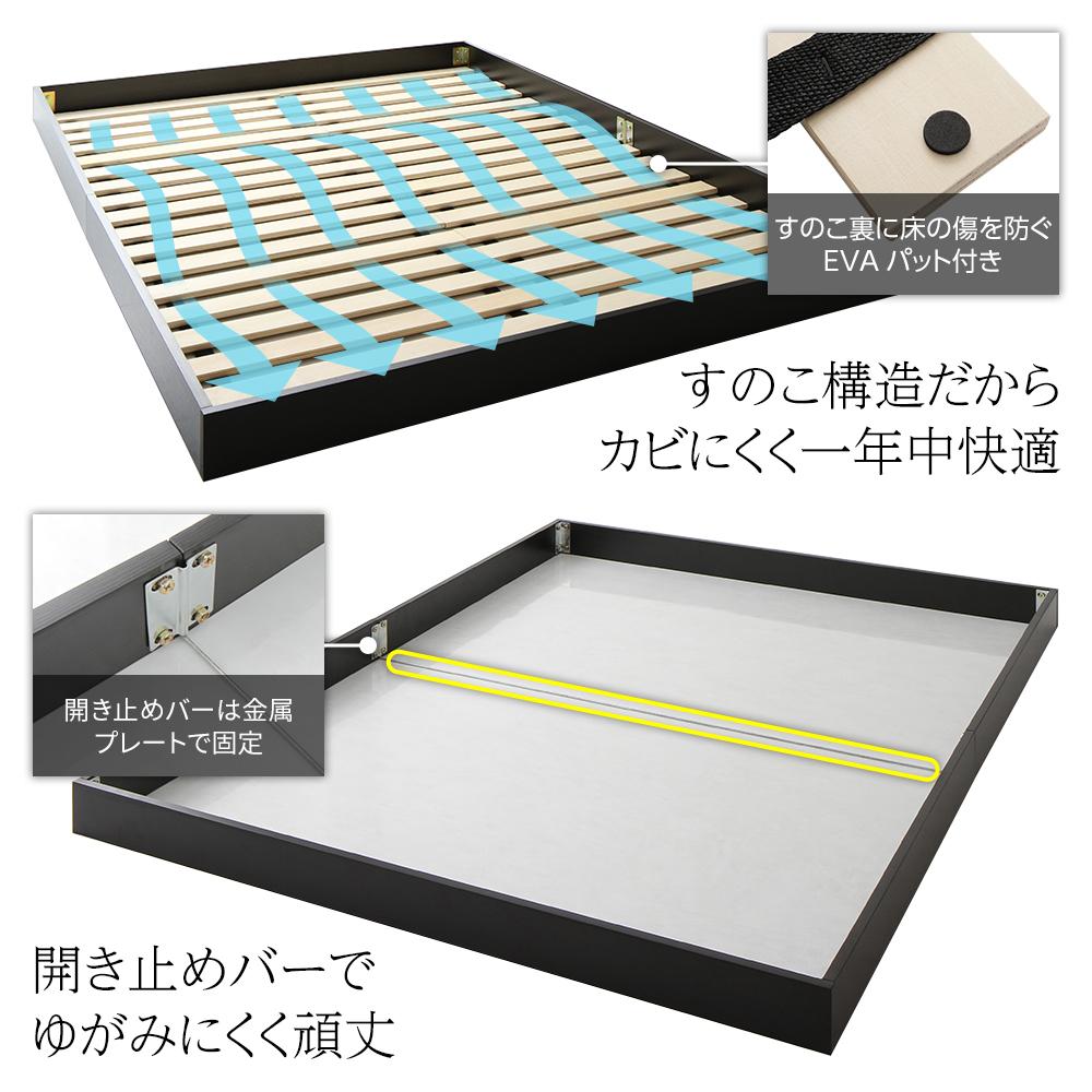 ヘッドレス すのこフロアベッド - テスト環境2