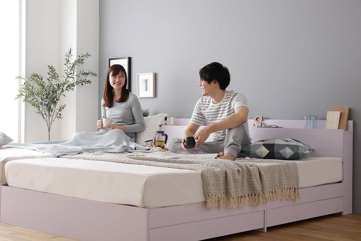引き出し収納ベッド 連結『Serest セレスト』 - テスト環境2